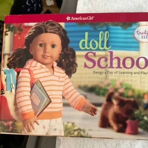 American girl, doll school box kit